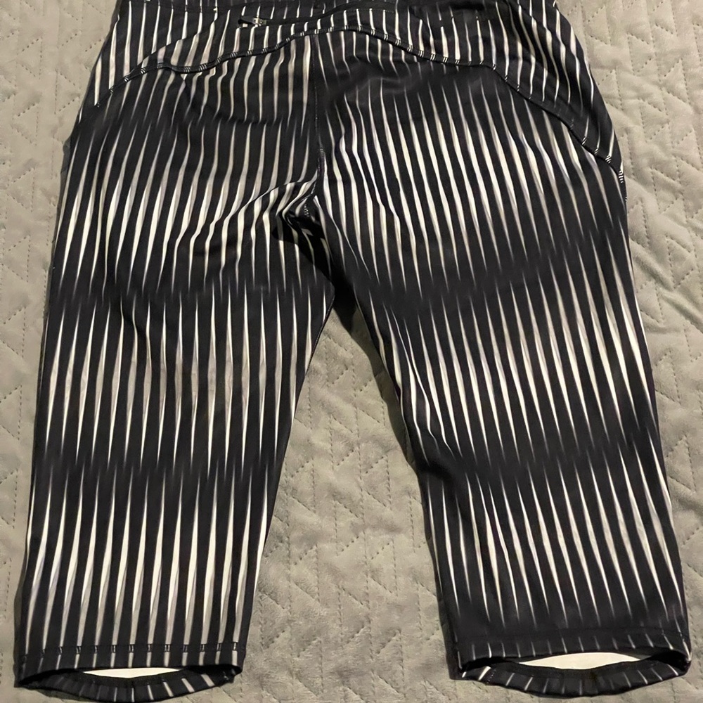 Ivy park workout leggings women’s size large NWOT black/gray - Picture 2 of 8